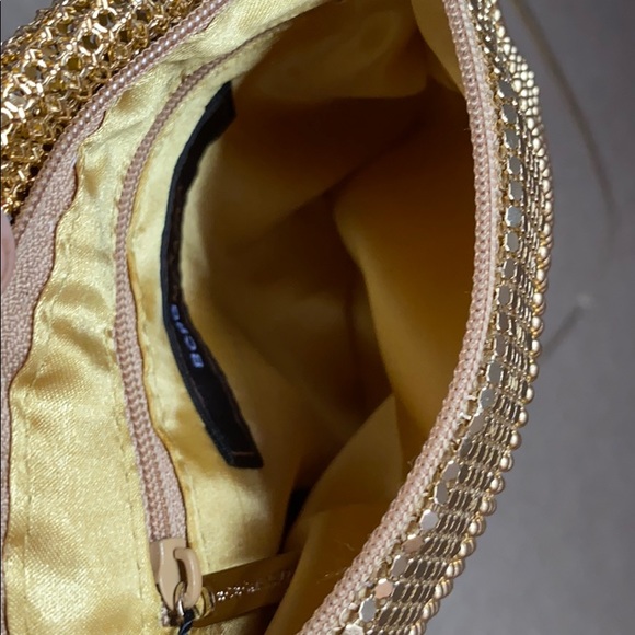 NEW BCBG Max Azria Gold Crossbody Bag - Picture 4 of 4